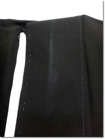 黒留袖の衿汚れ